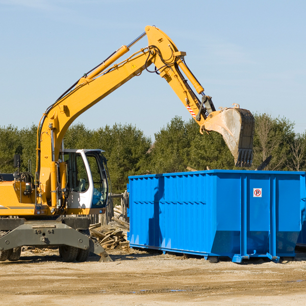 what happens if the residential dumpster is damaged or stolen during rental in Glen Allan